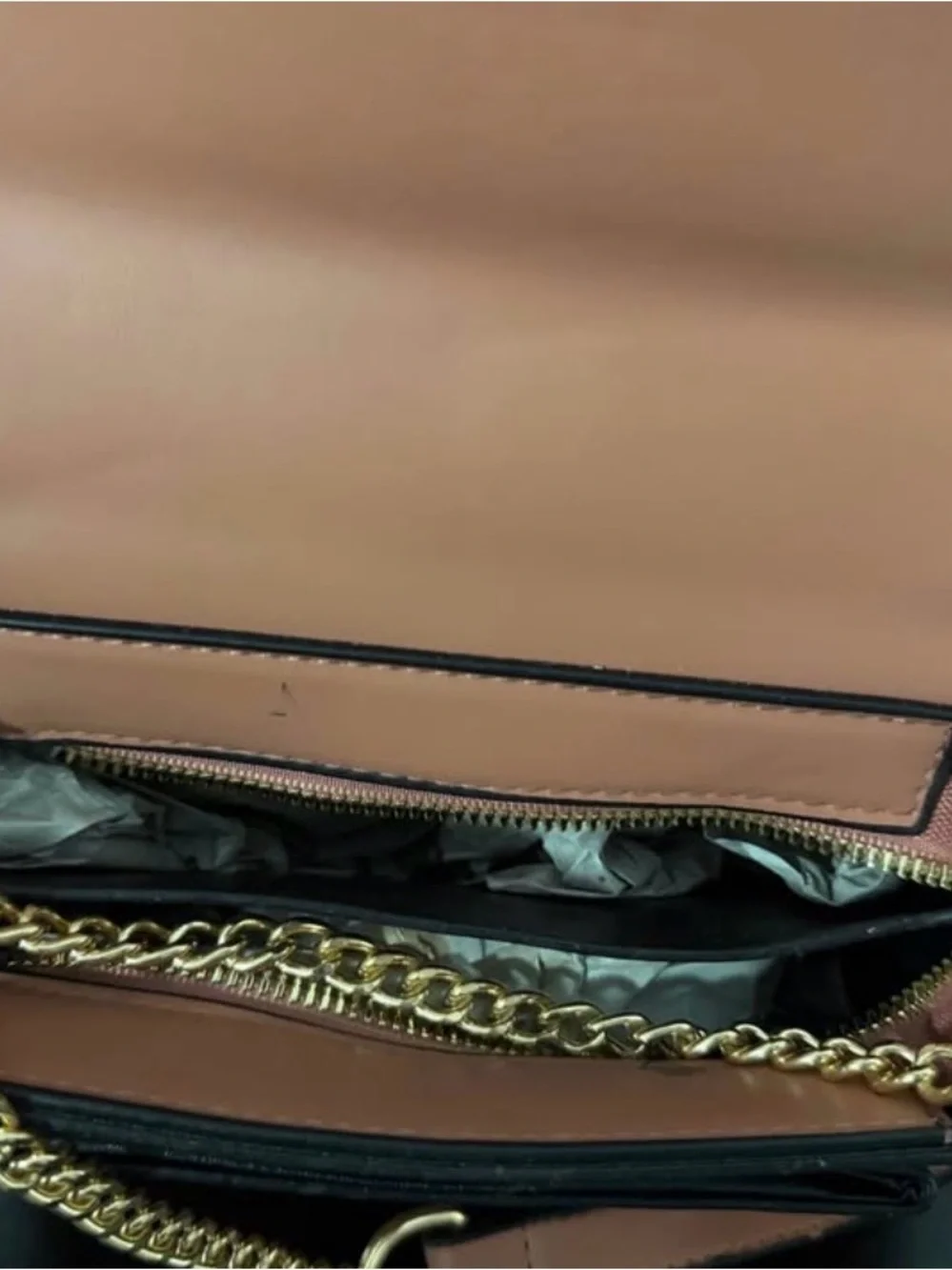 Coach Pink Leather & Signature Canvas Crossbody with Gold Hardware